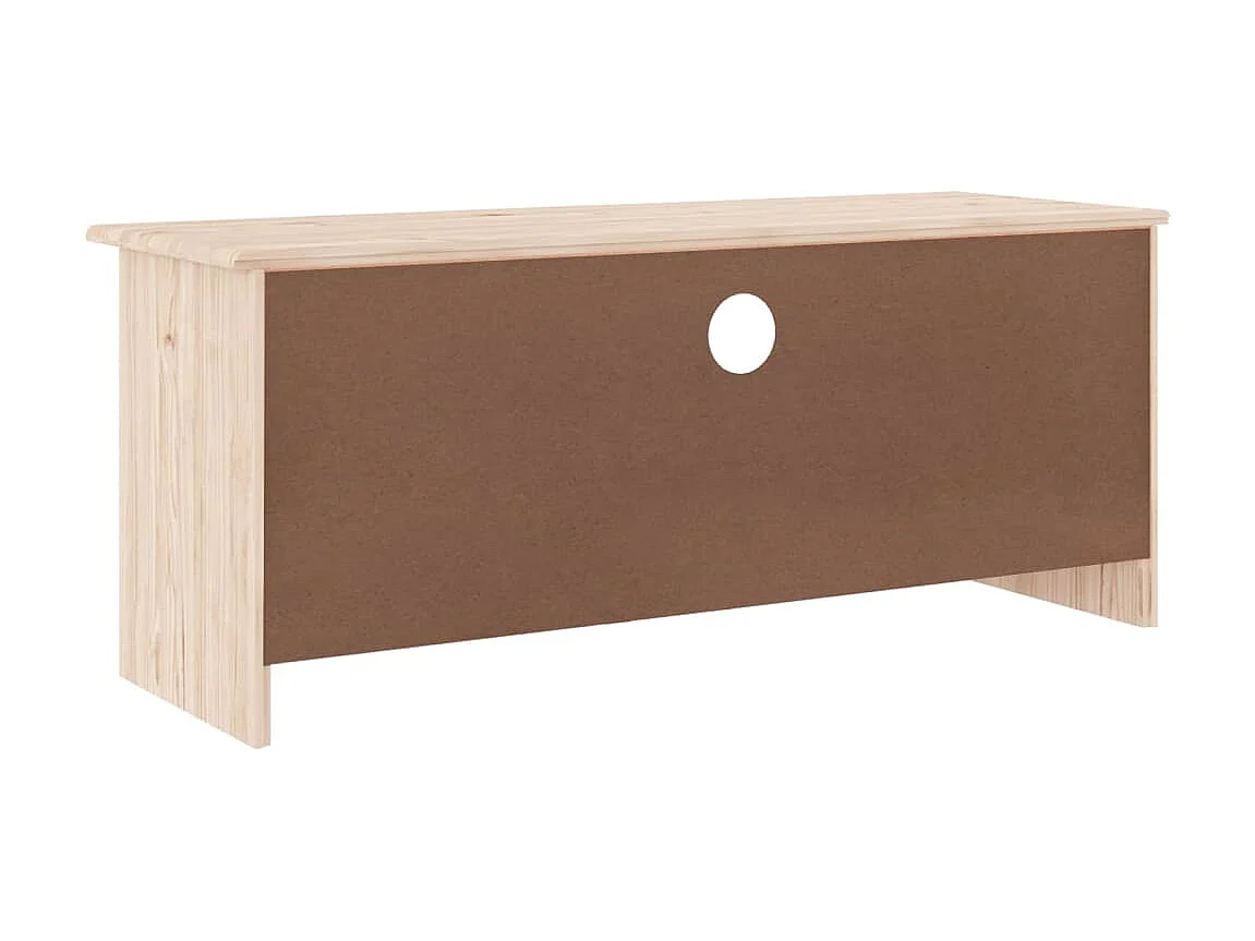 Meuble TV avec tiroirs ALTA 100x35x41 cm bois massif de pin