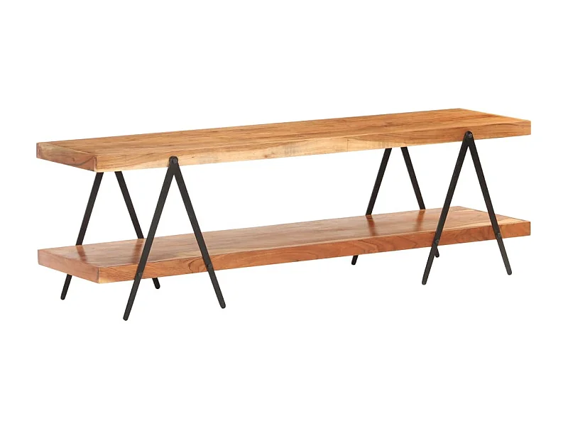 Mobile TV 160x40x50 cm Legno massello di acacia