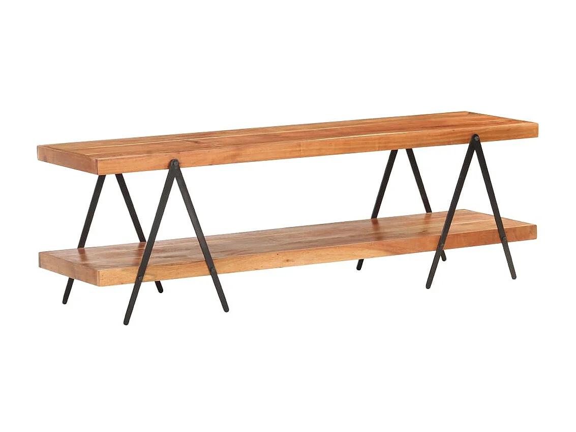 Mobile TV 160x40x50 cm Legno massello di acacia