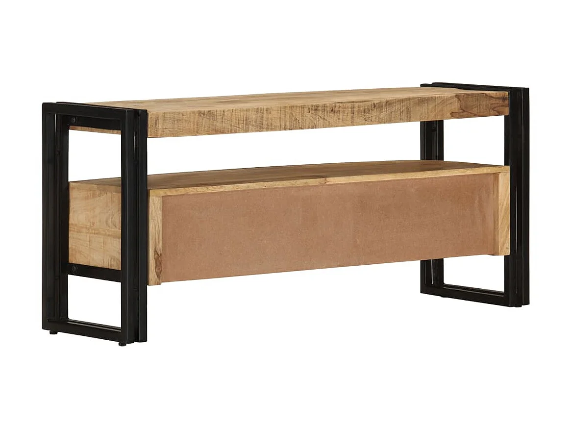 Mobile TV 100x30x45 cm Legno massello di mango