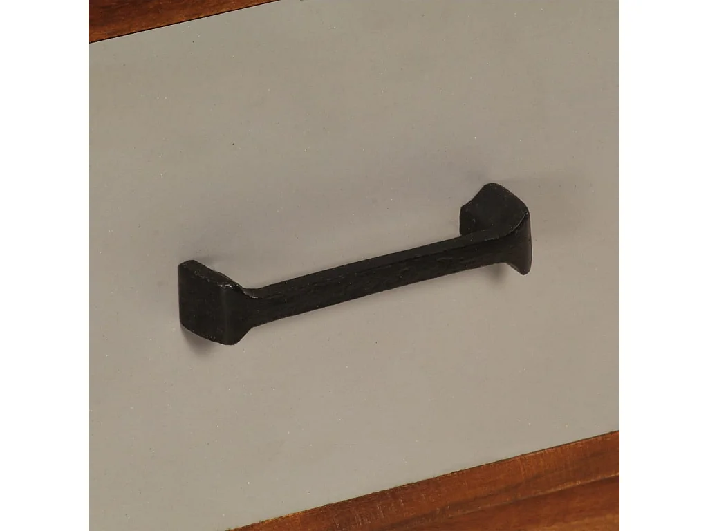 TV-meubel met 3 lades 110x35x50 cm Massief acaciahout