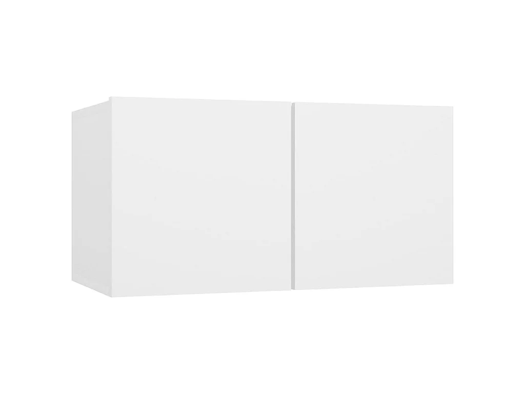 TV-kastenset 10-delig Spaanplaat Wit