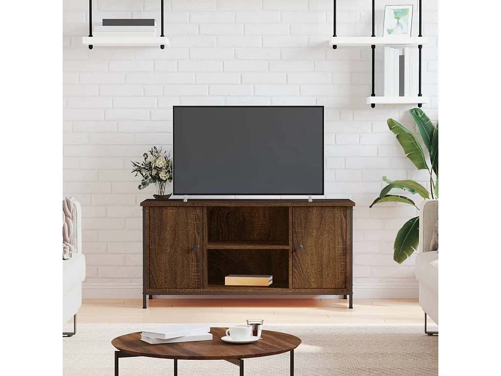 Mobile TV Rovere marrone 100x40x50 cm MDF