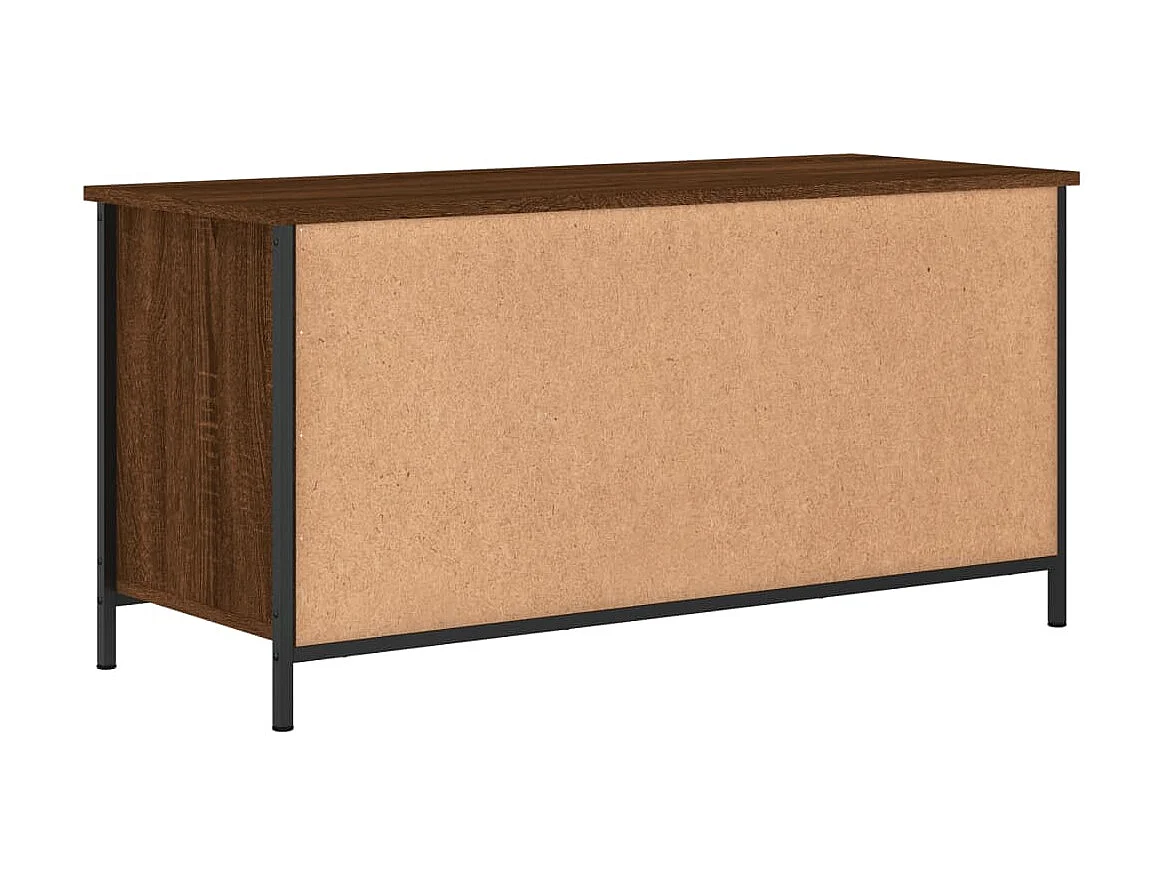 TV-meubel Bruin eiken 100x40x50 cm Bewerkt hout