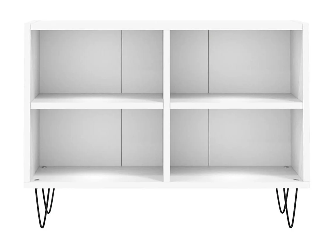 Móvel de TV branco 69,5 x 30 x 50 cm madeira projetada