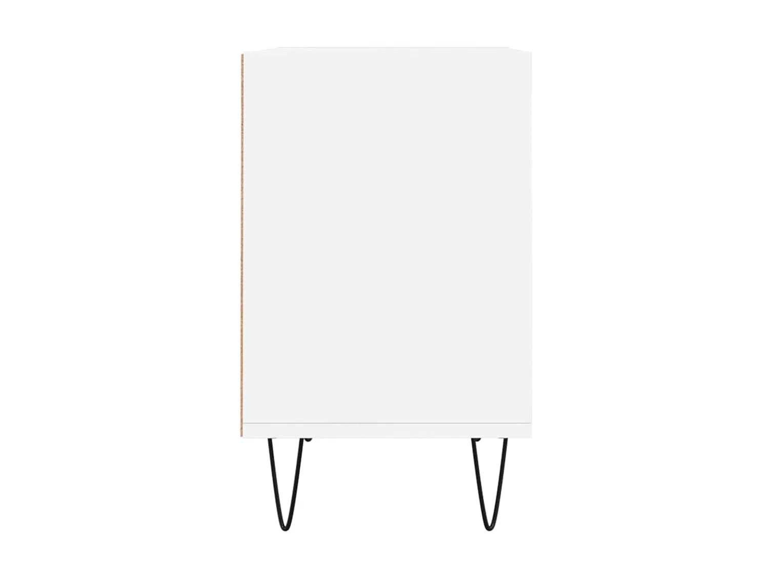 Móvel de TV branco 69,5 x 30 x 50 cm madeira projetada