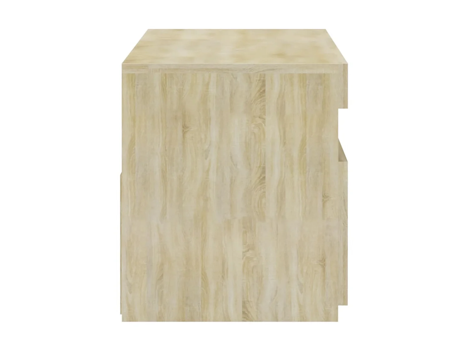 Meuble TV avec lumières LED Chêne sonoma 75x35x40 cm