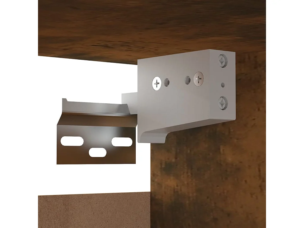 Wand TV-meubels 8 stuks Gerookt eiken 30,5x30x30 cm