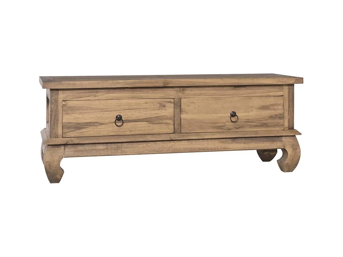 TV-meubel 110x35x40 cm Massief teakhout