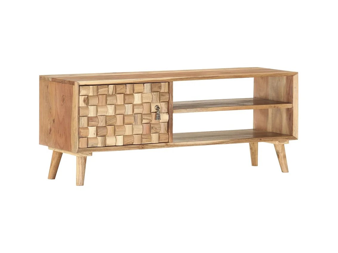 Meuble TV 100x35x40 cm Bois d'acacia massif