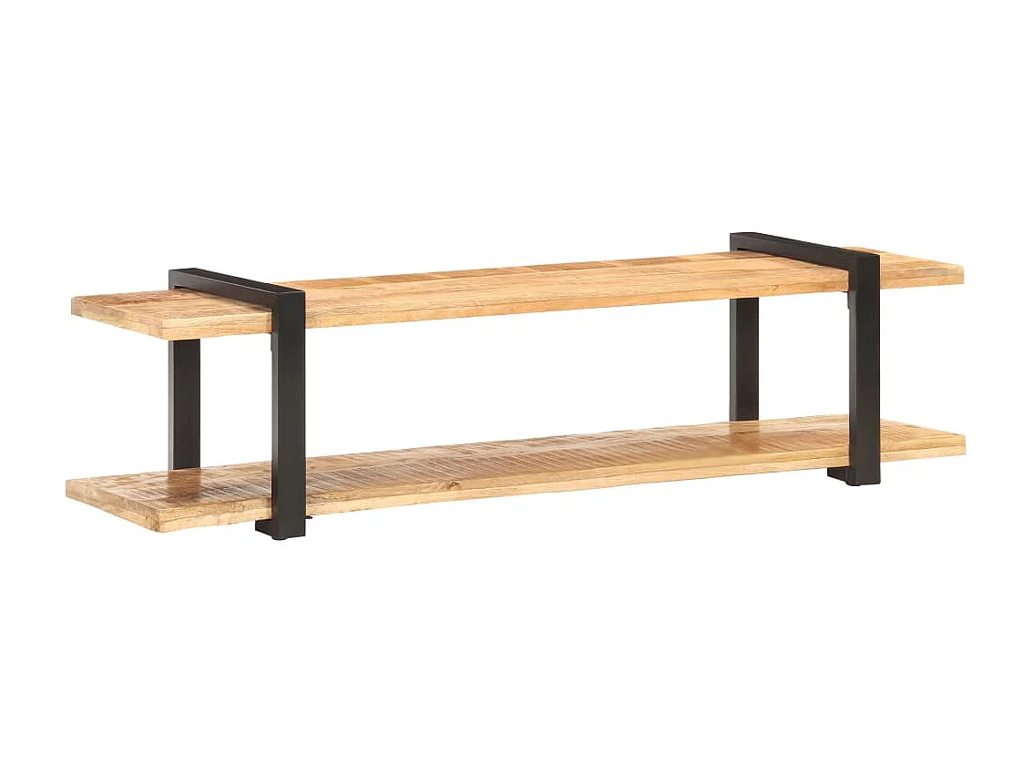 Mueble TV 160x40x40 cm Madera maciza de mango en bruto
