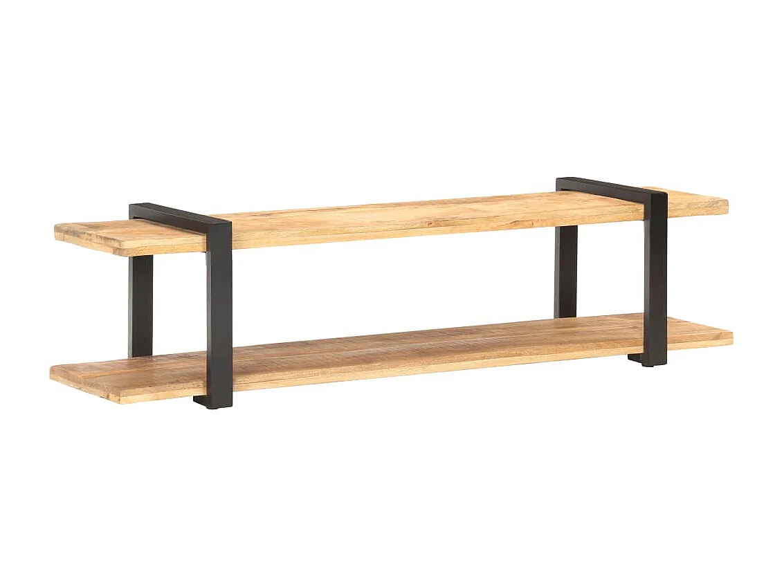 Mueble TV 160x40x40 cm Madera maciza de mango en bruto