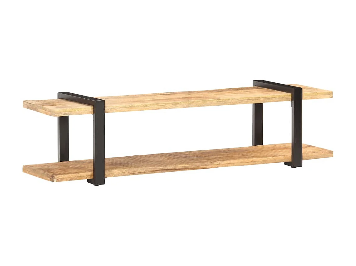 Mueble TV 160x40x40 cm Madera maciza de mango en bruto