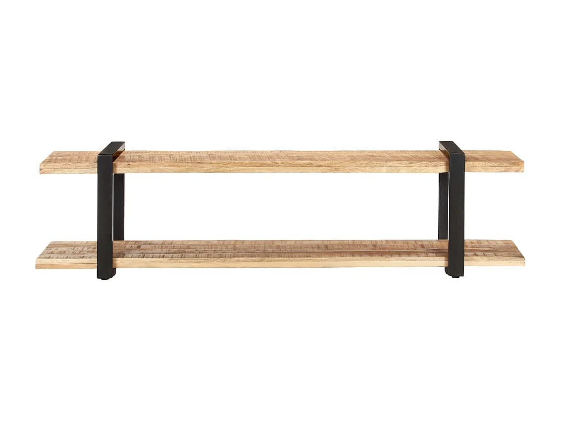 Meuble TV 160x40x40 cm Bois massif de manguier brut