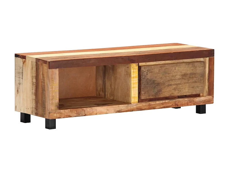 Meuble TV 100 x 30 x 33 cm Bois de récupération massif