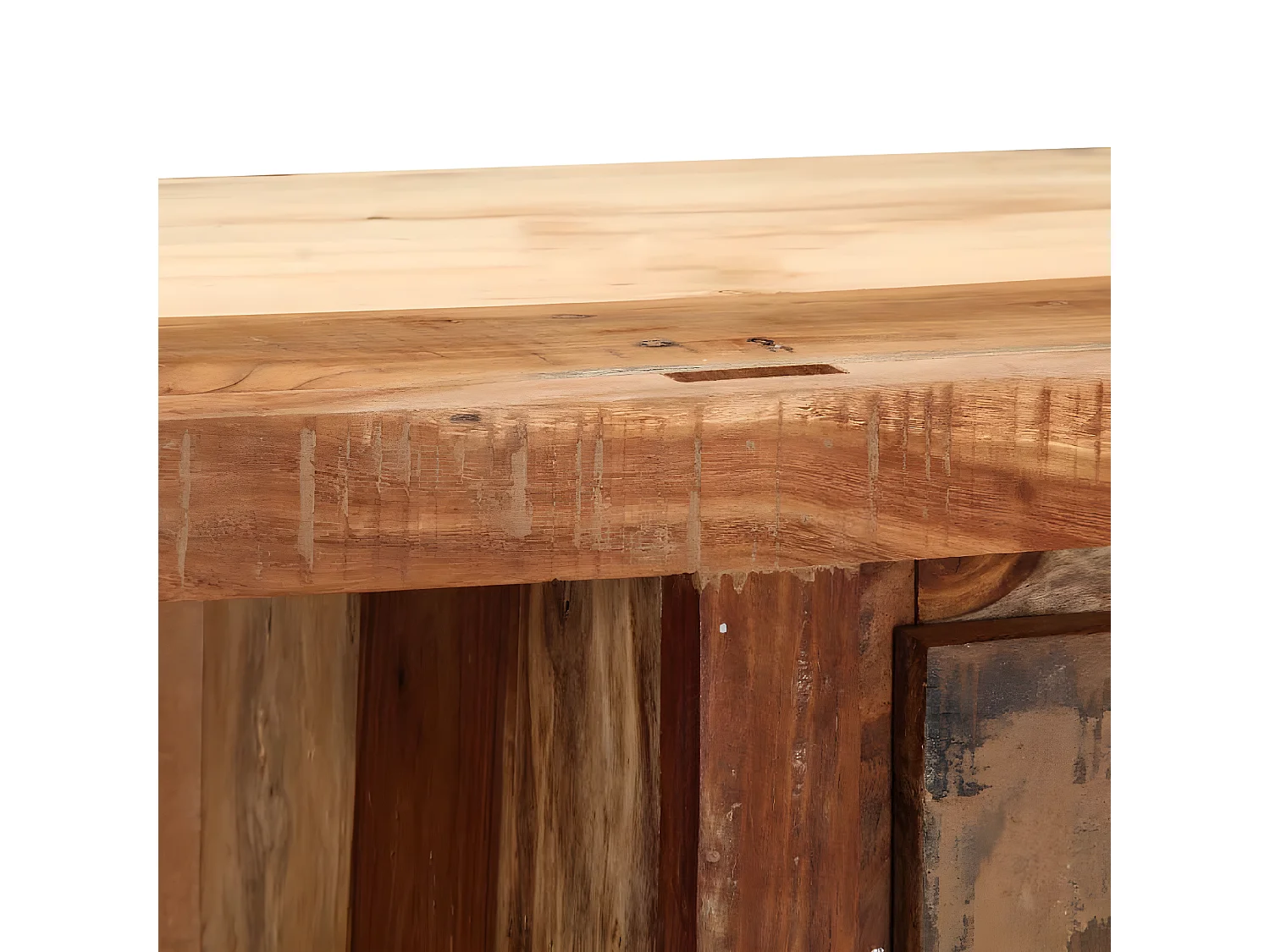 Meuble TV 100 x 30 x 33 cm Bois de récupération massif