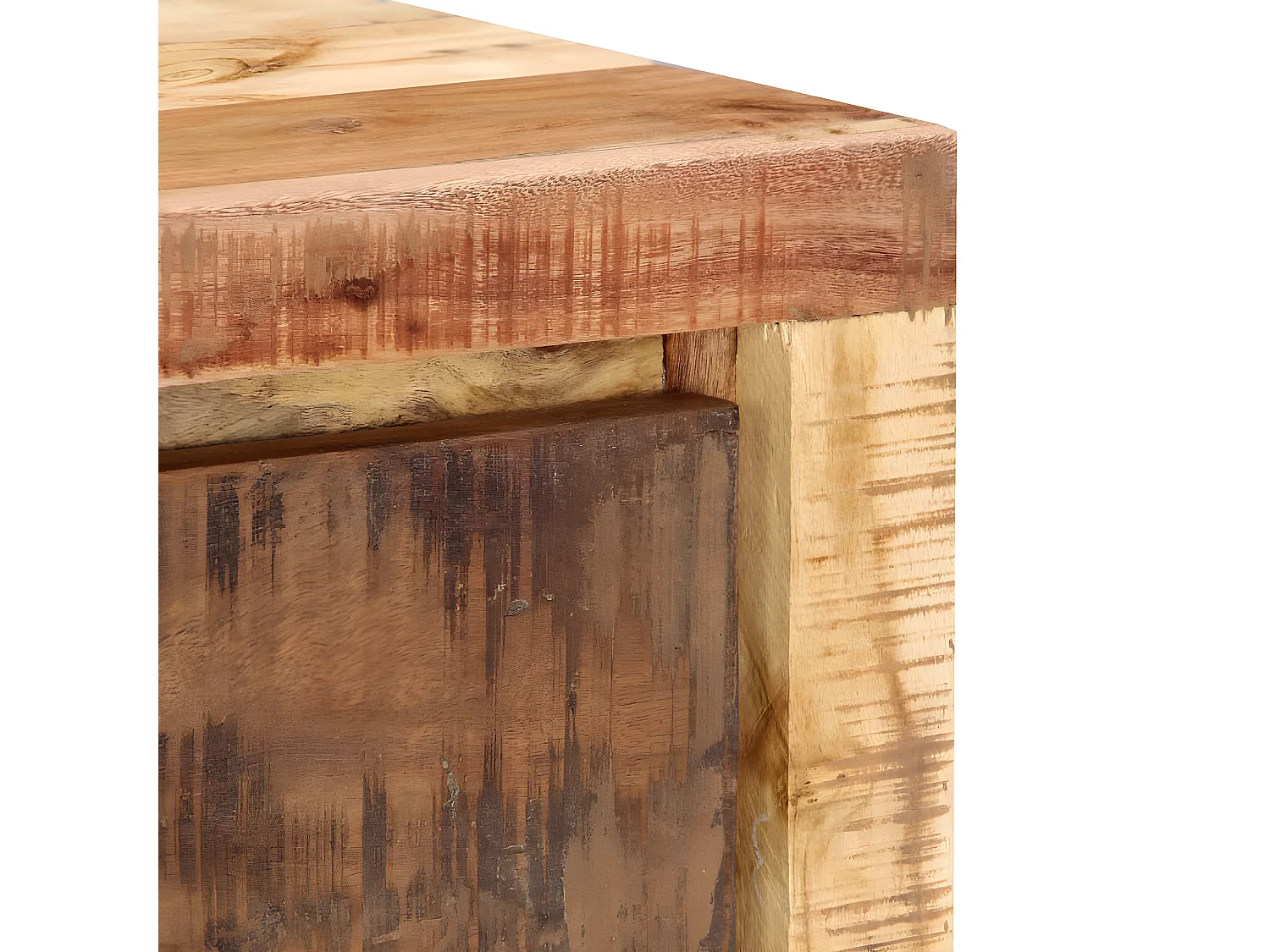 Meuble TV 100 x 30 x 33 cm Bois de récupération massif
