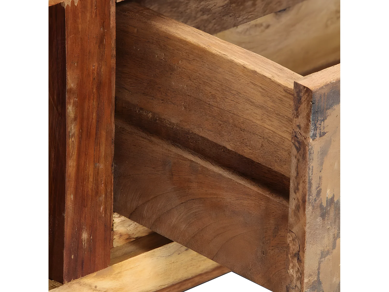 Meuble TV 100 x 30 x 33 cm Bois de récupération massif