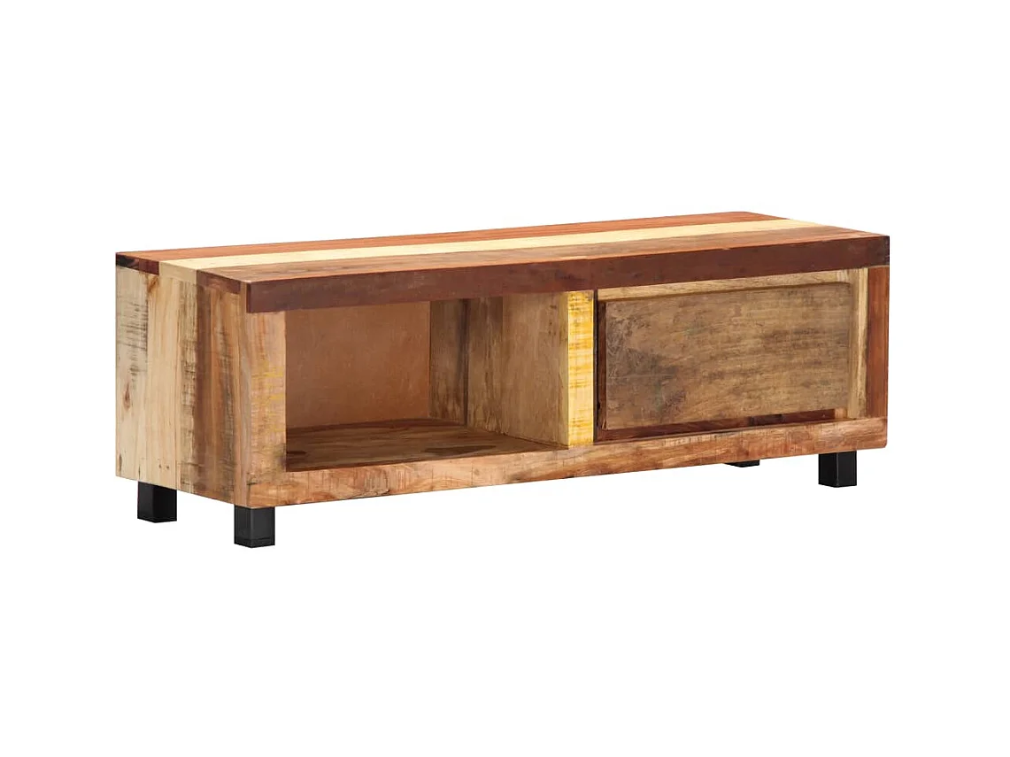Meuble TV 100 x 30 x 33 cm Bois de récupération massif