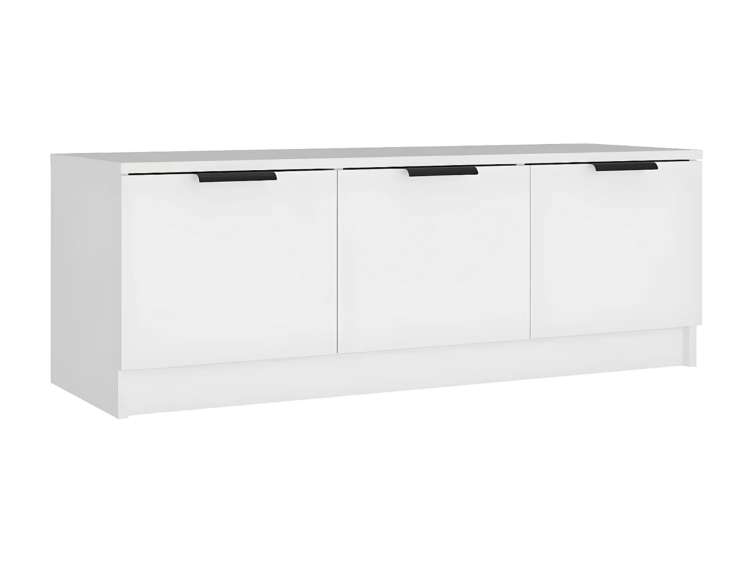 Mobile TV bianco 102x35x36,5 cm MDF