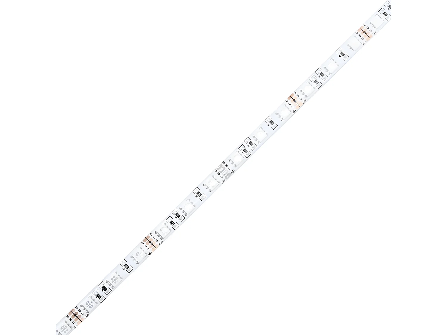 Mueble TV con luces LED Gris hormigón 300x35x40 cm