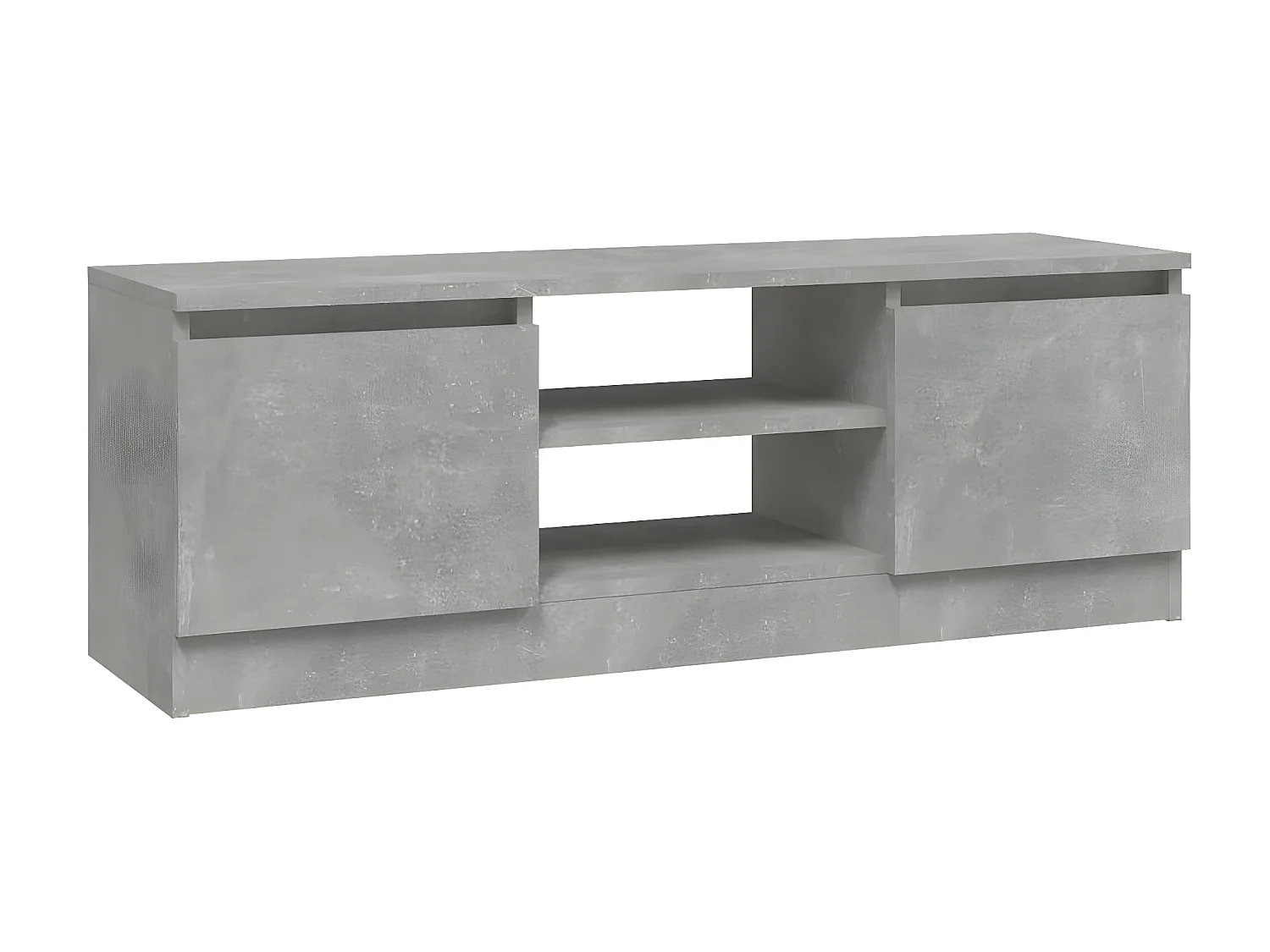 Mobile TV con anta Grigio cemento 102x30x36 cm