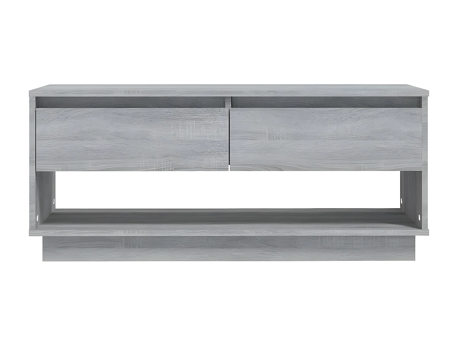 Mueble TV Sonoma gris aglomerado 102x41x44 cm