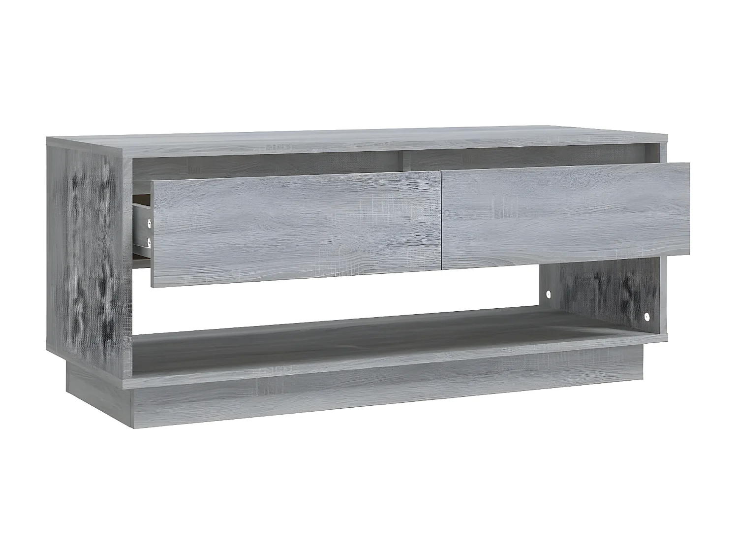 Mueble TV Sonoma gris aglomerado 102x41x44 cm