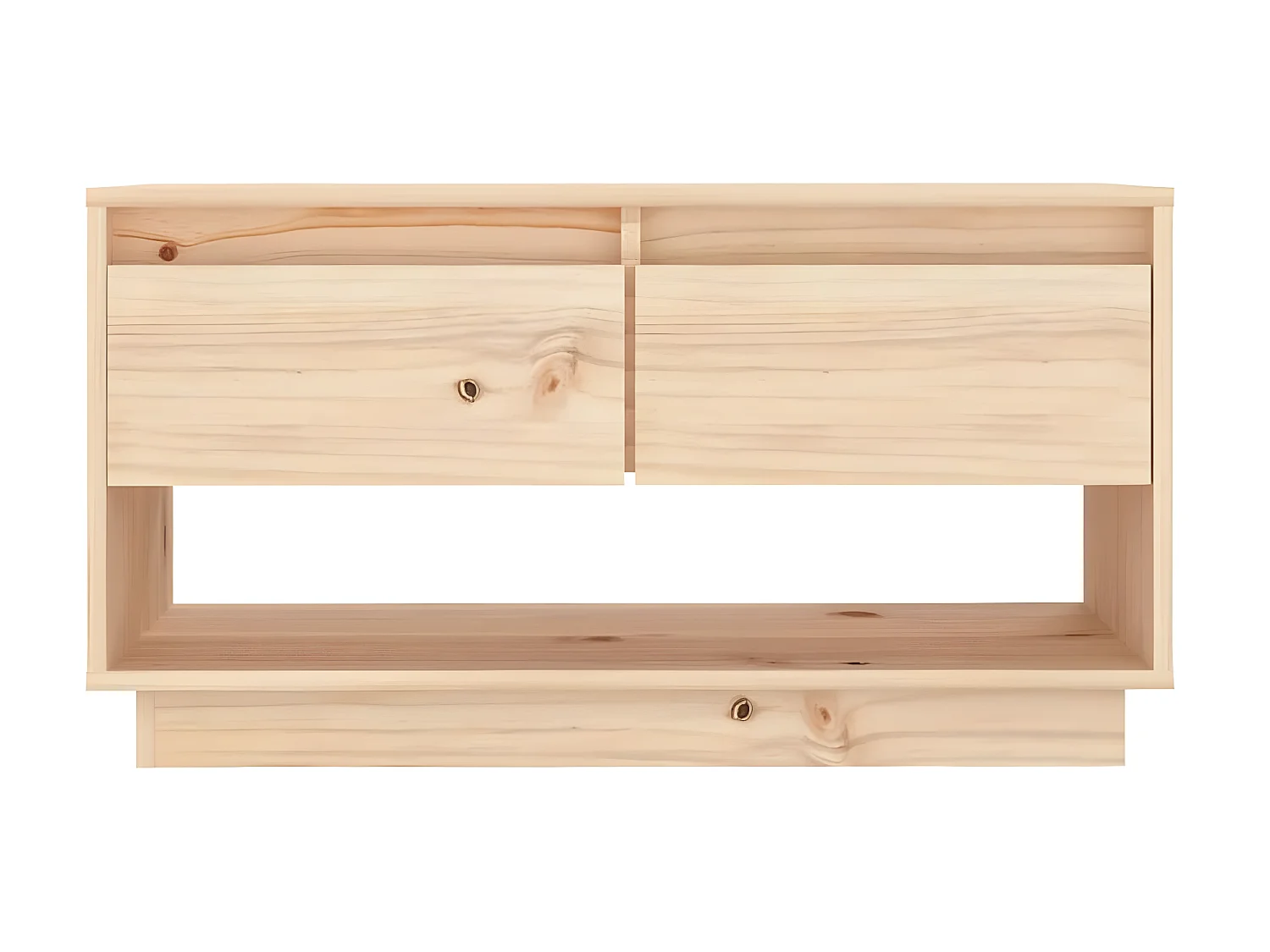 Meuble TV 74x34x40 cm Bois de pin massif