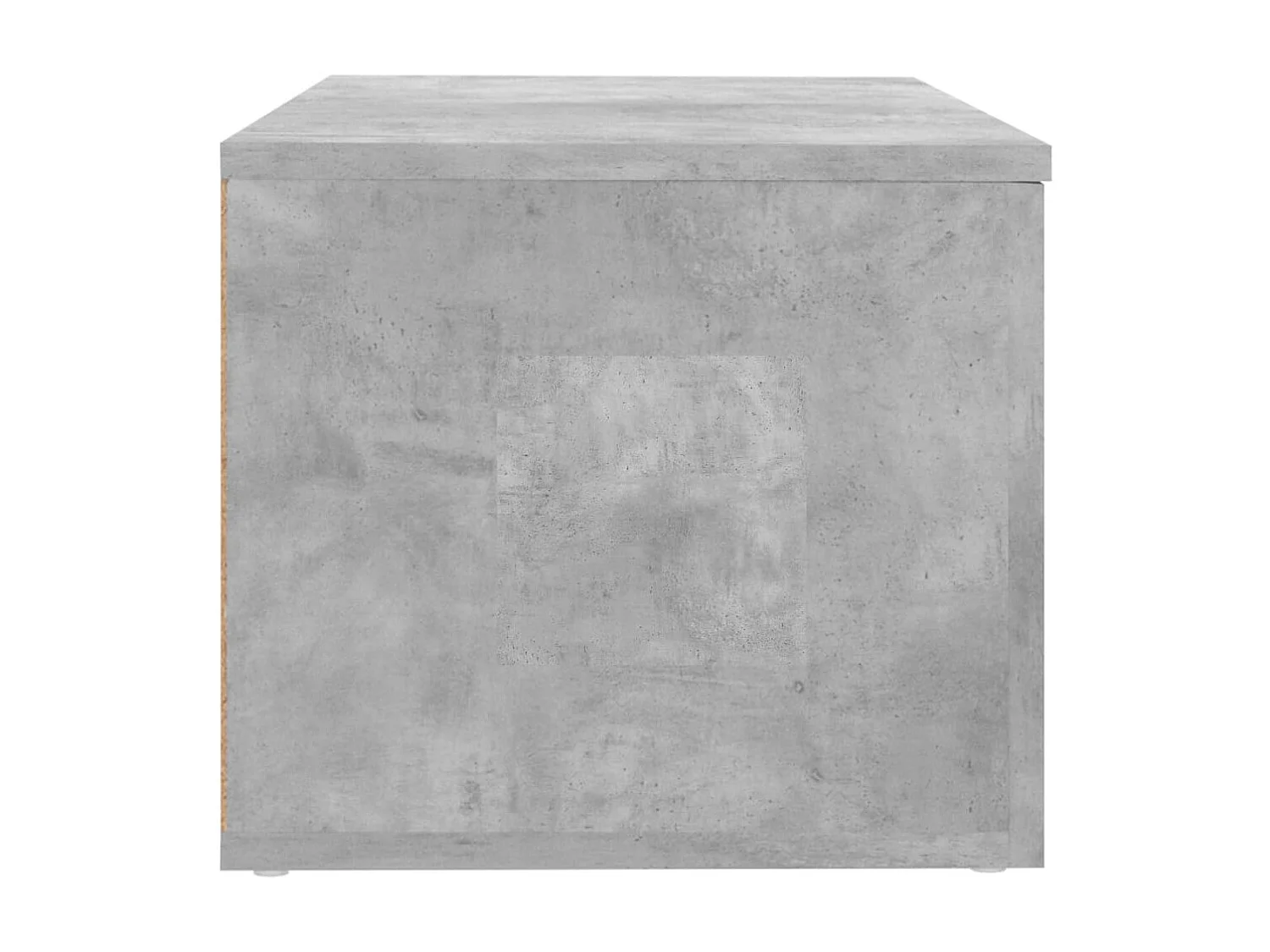 Meuble TV Gris béton 80x34x30 cm Aggloméré