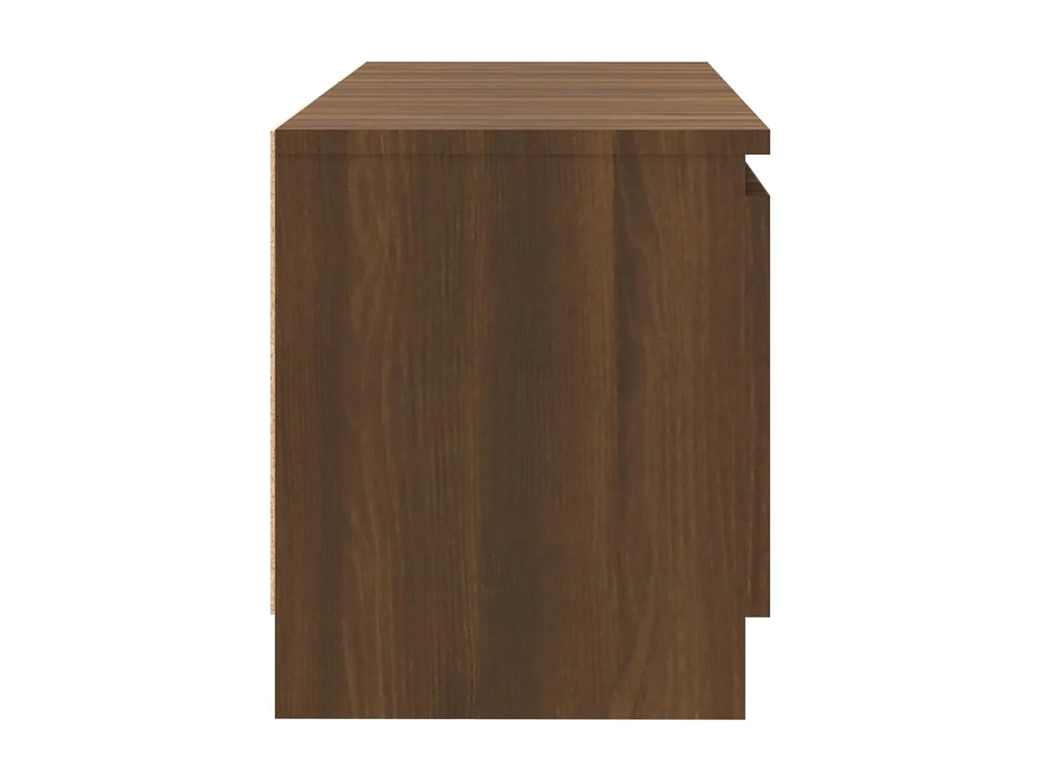 Meuble TV avec lumières LED chêne marron 120x30x35,5 cm