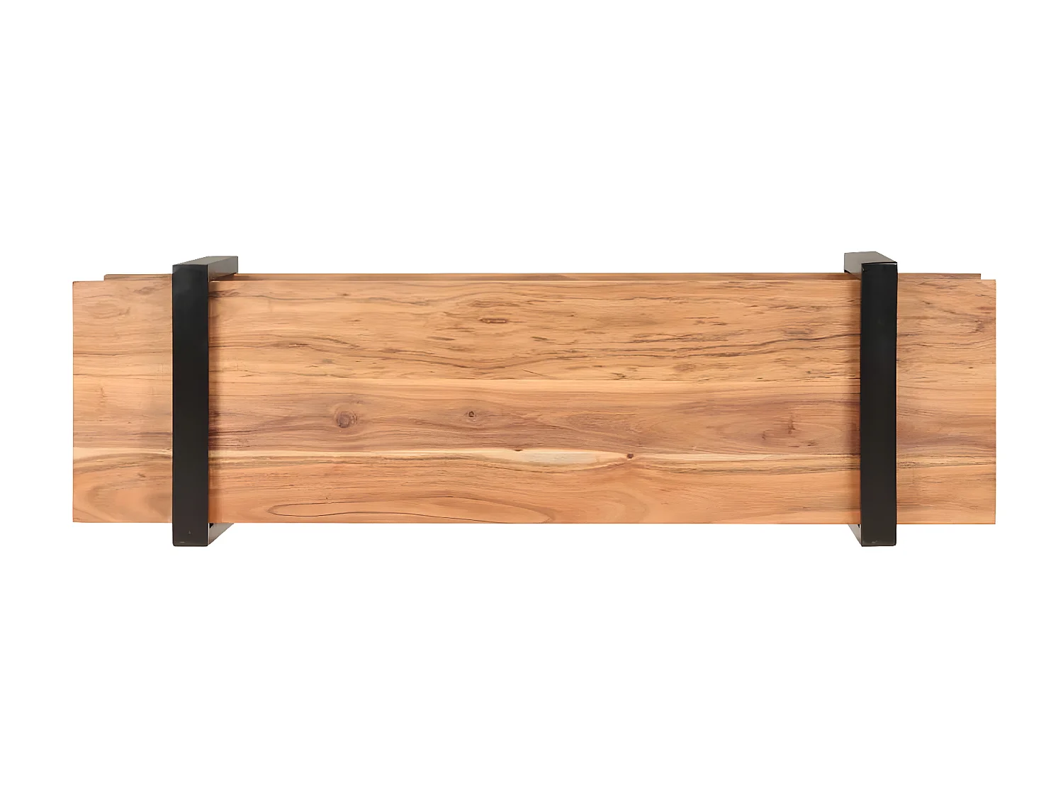 Mueble TV 130x40x40 cm Madera maciza de acacia