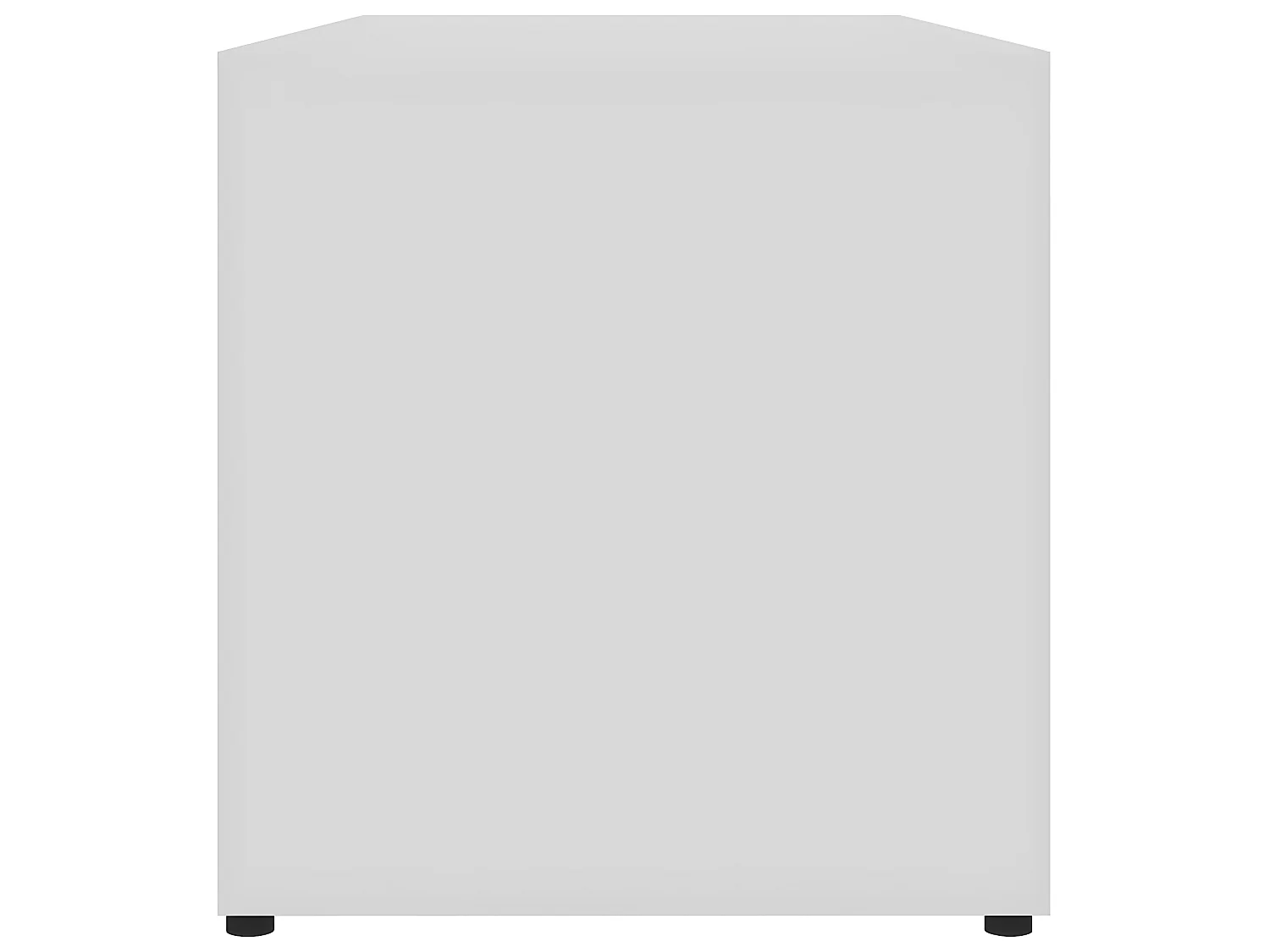 Móvel TV branco 80x34x36 cm Madeira trabalhada