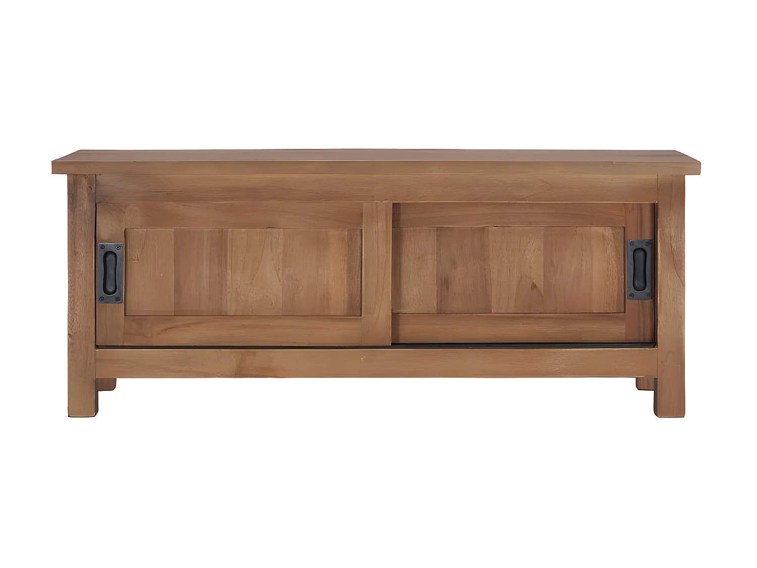 Mobile TV 90x30x35 cm Legno massello di teak