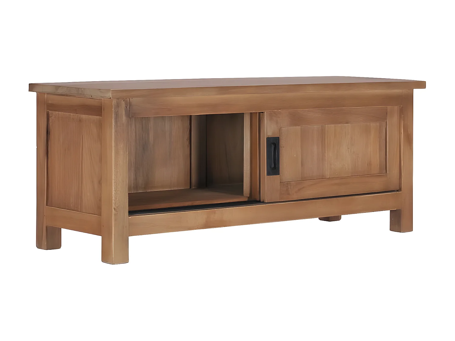 Meuble TV 90x30x35 cm Bois de teck massif