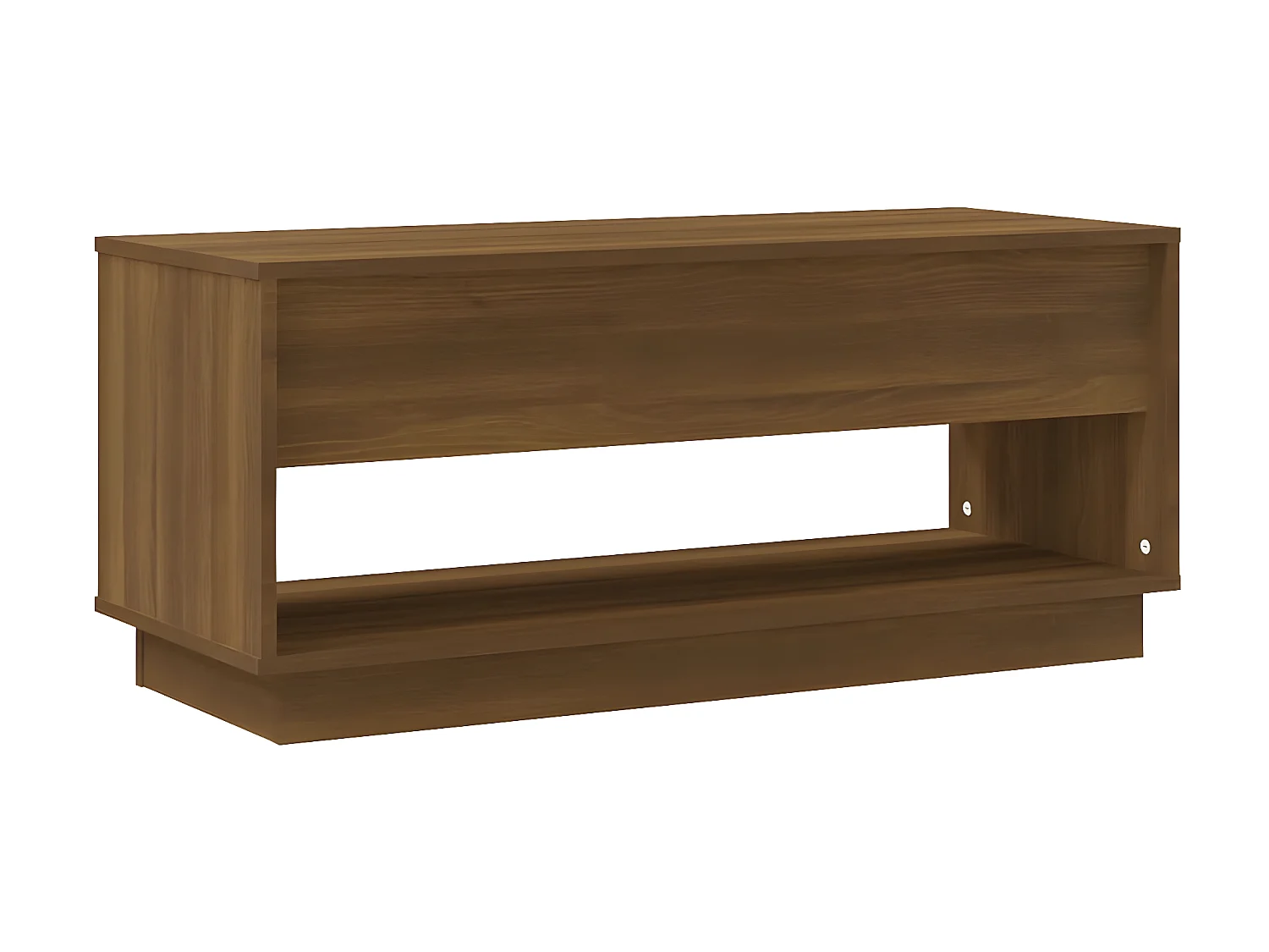 Meuble TV Chêne marron 102x41x44 cm Aggloméré