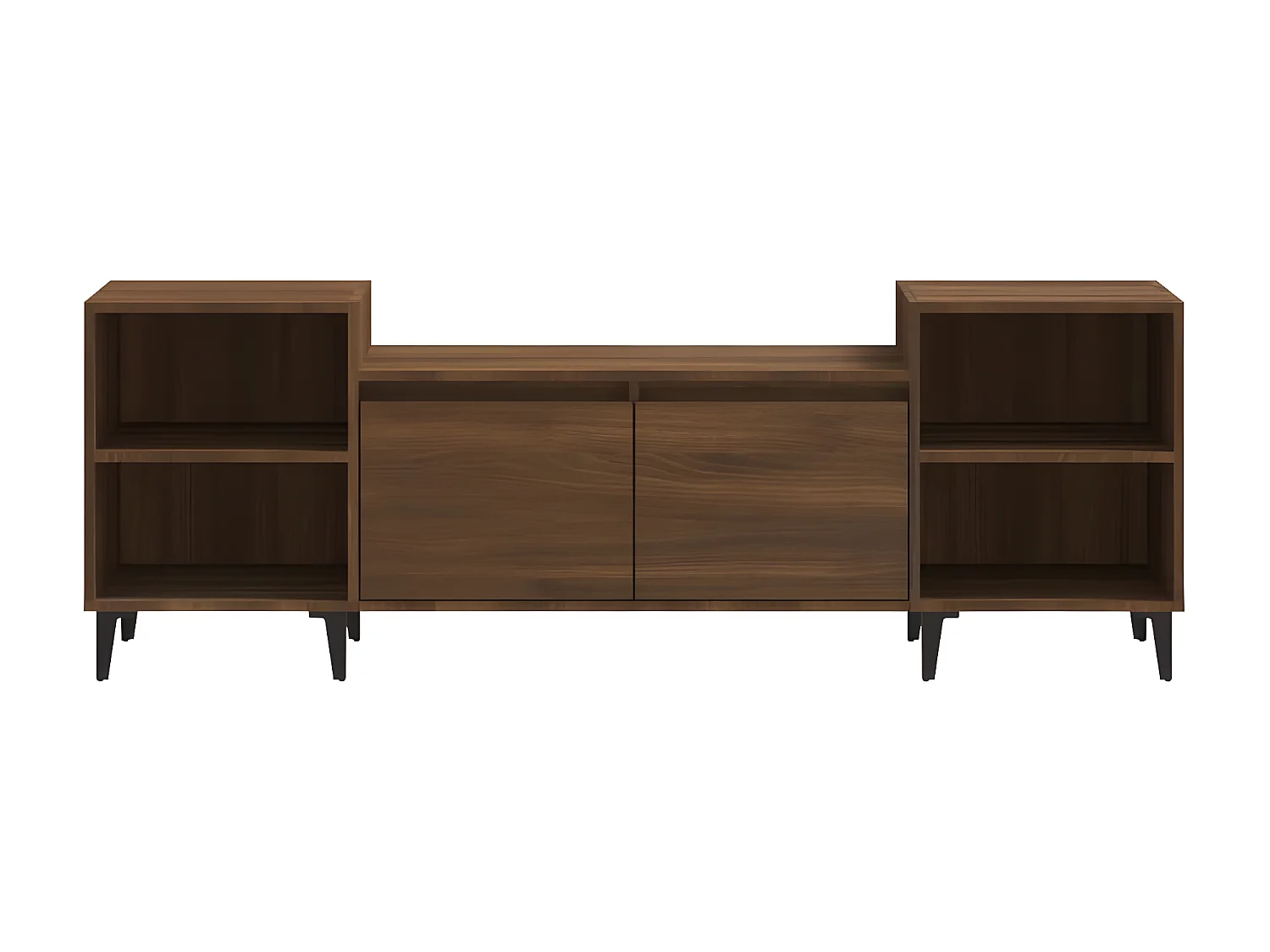 Meuble TV Chêne marron 160x35x55 cm Bois d'ingénierie