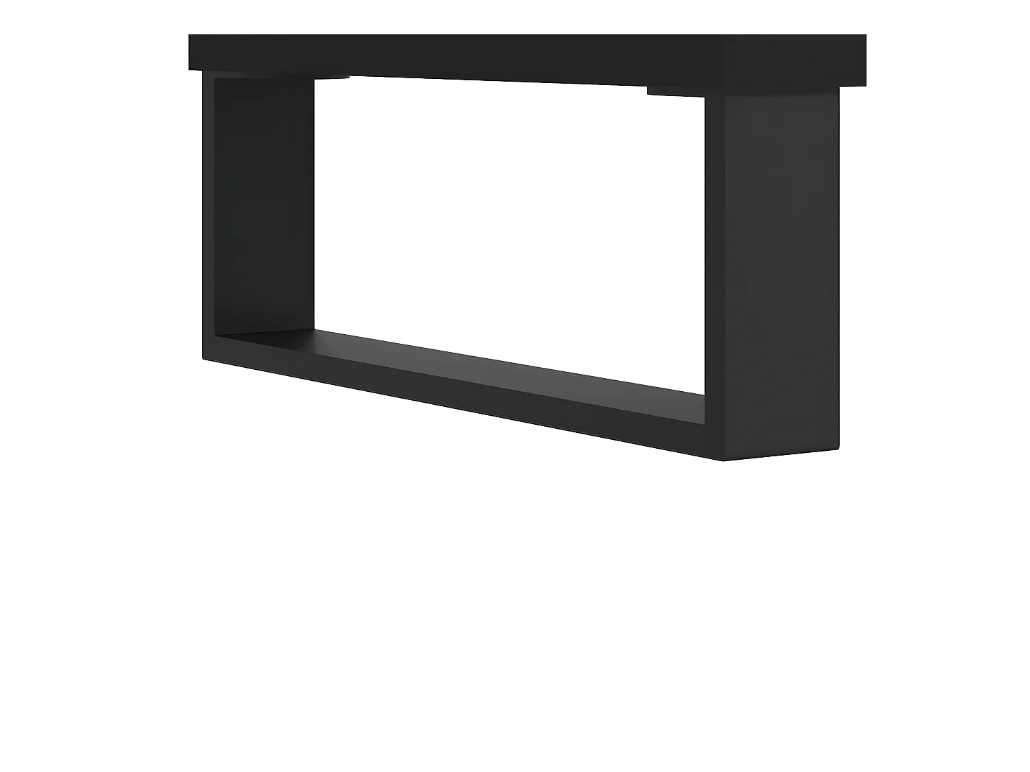 Meuble TV Noir 80x36x50 cm Bois d'ingénierie