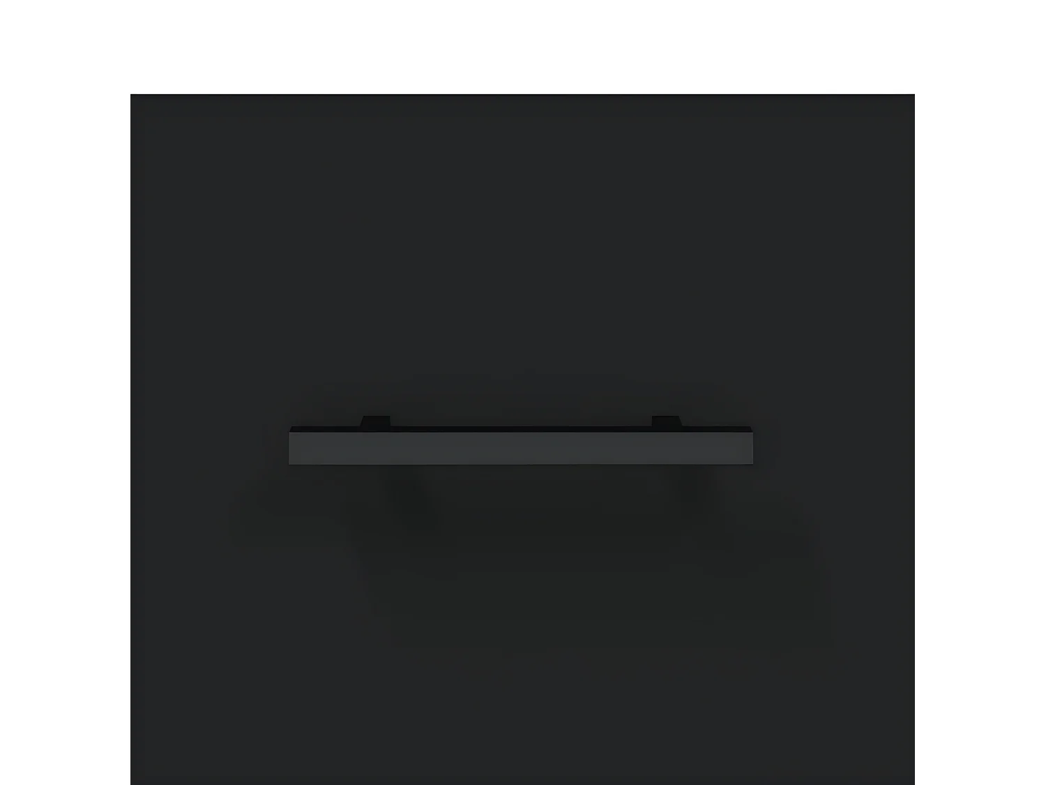 Meuble TV Noir 80x36x50 cm Bois d'ingénierie