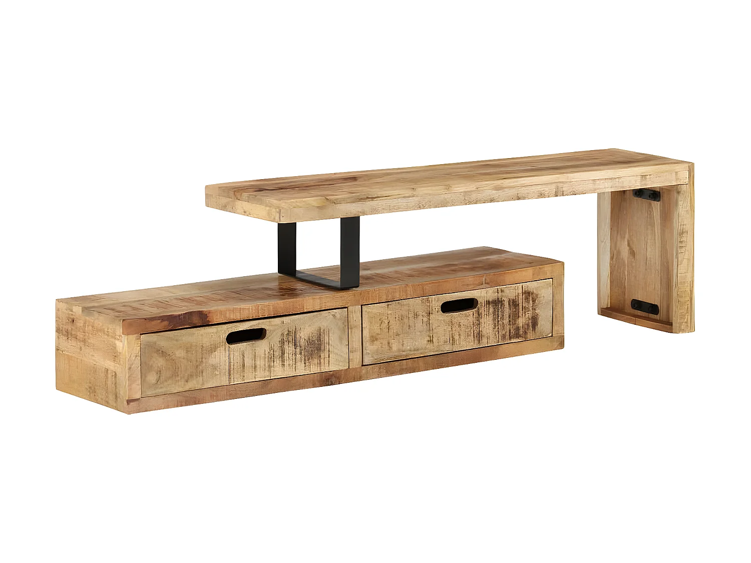 Mueble TV de madera maciza de mango
