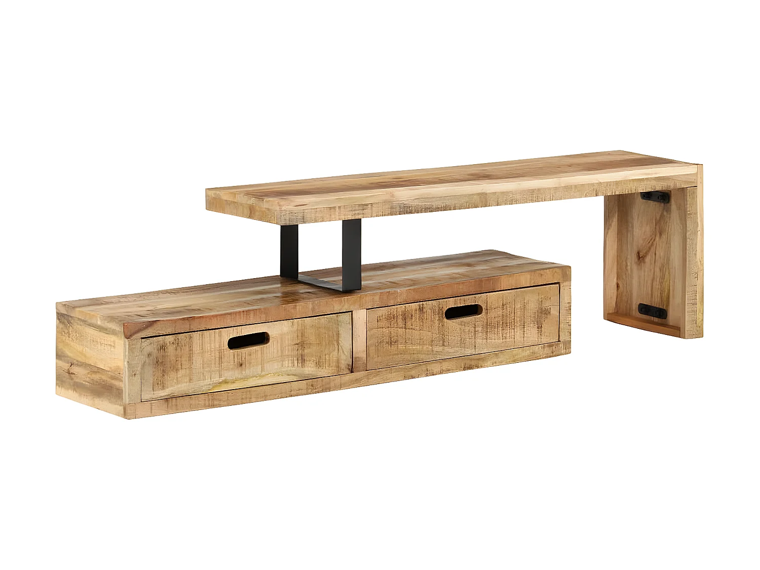 Mueble TV de madera maciza de mango
