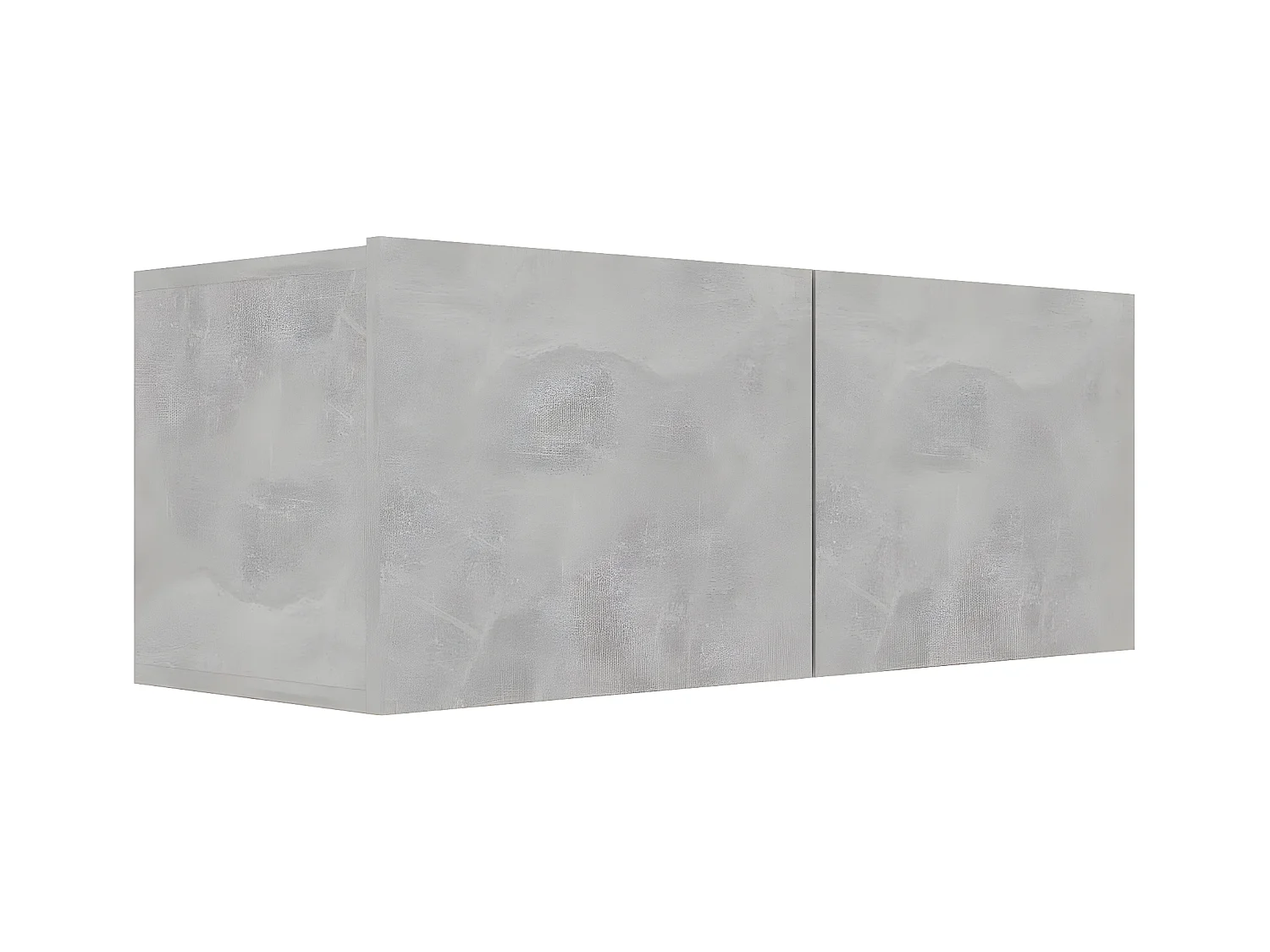 Ensemble de meuble TV 8 pcs Gris béton Aggloméré