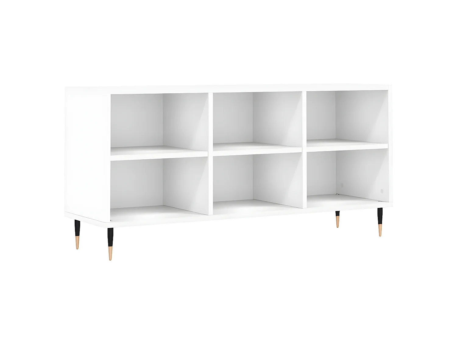 Weißer TV-Schrank 103,5 x 30 x 50 cm, Holzwerkstoff