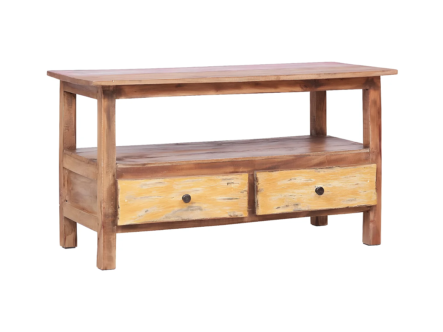TV-meubel 90 x 40 x 50 cm Massief hergebruikt hout
