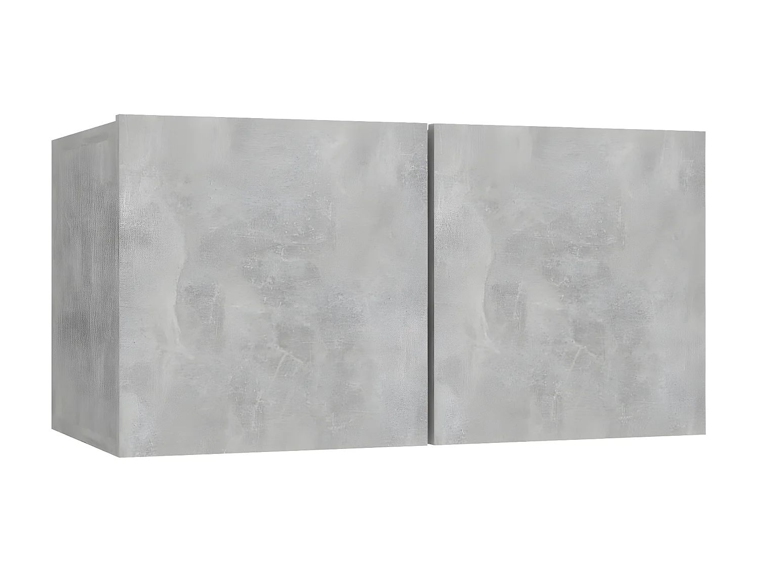 Ensemble de meubles TV 6 pcs Gris béton Bois d'ingénierie