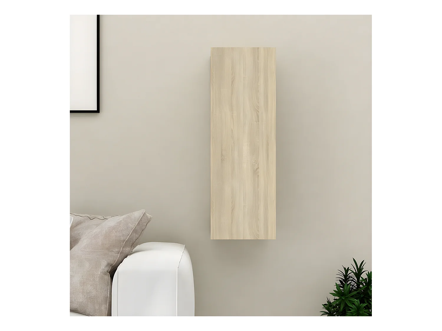 TV-meubel Sonoma eiken 30,5x30x90 cm Spaanplaat