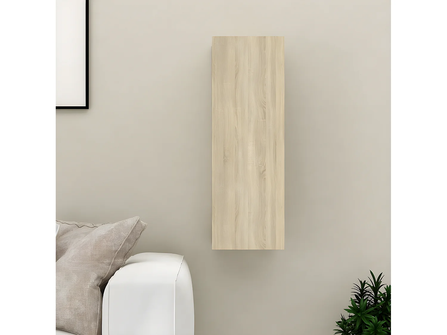 Meuble TV Chêne sonoma 30,5x30x90 cm Aggloméré