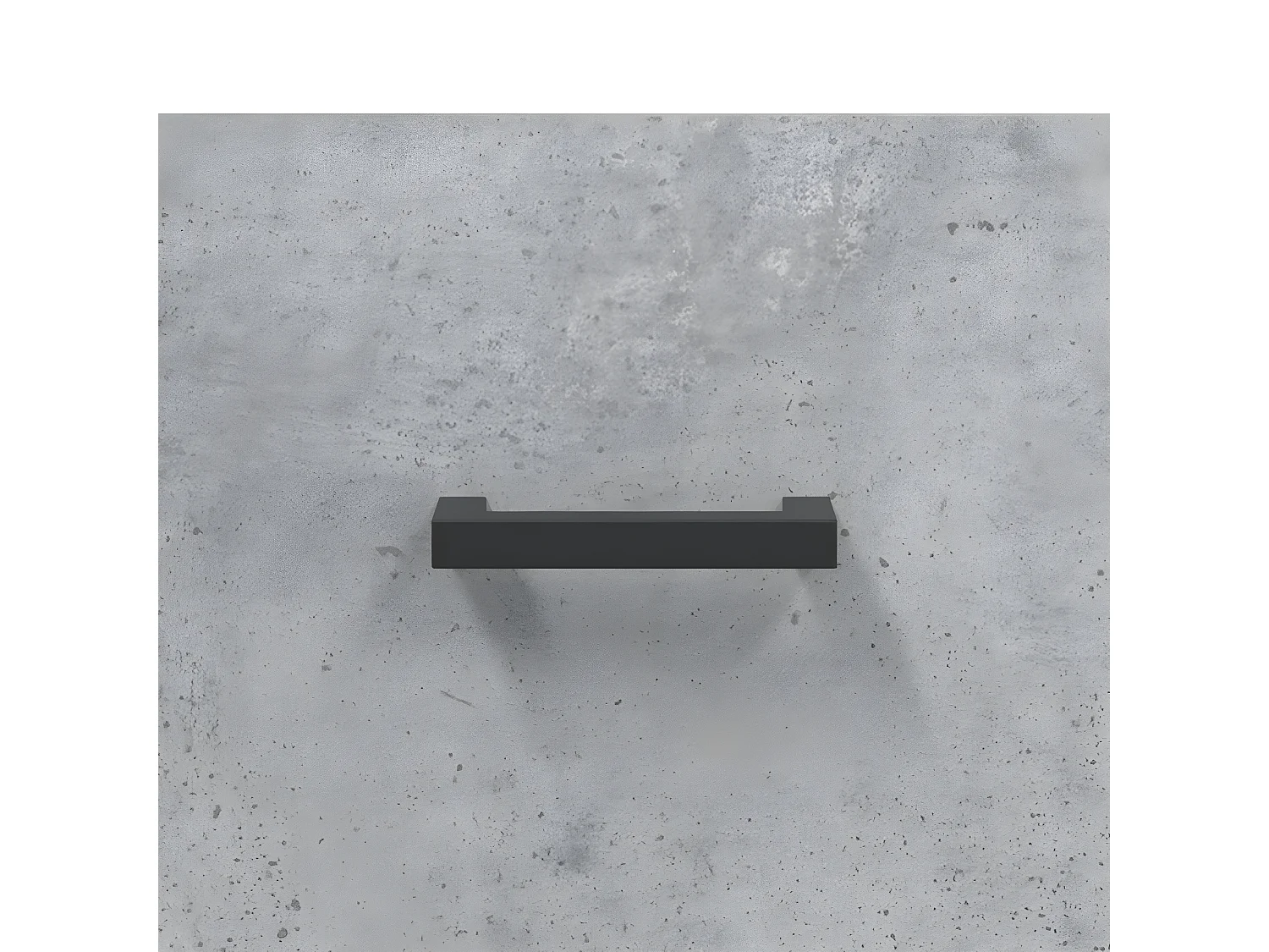 Meuble TV gris béton 150x36x30 cm bois d'ingénierie