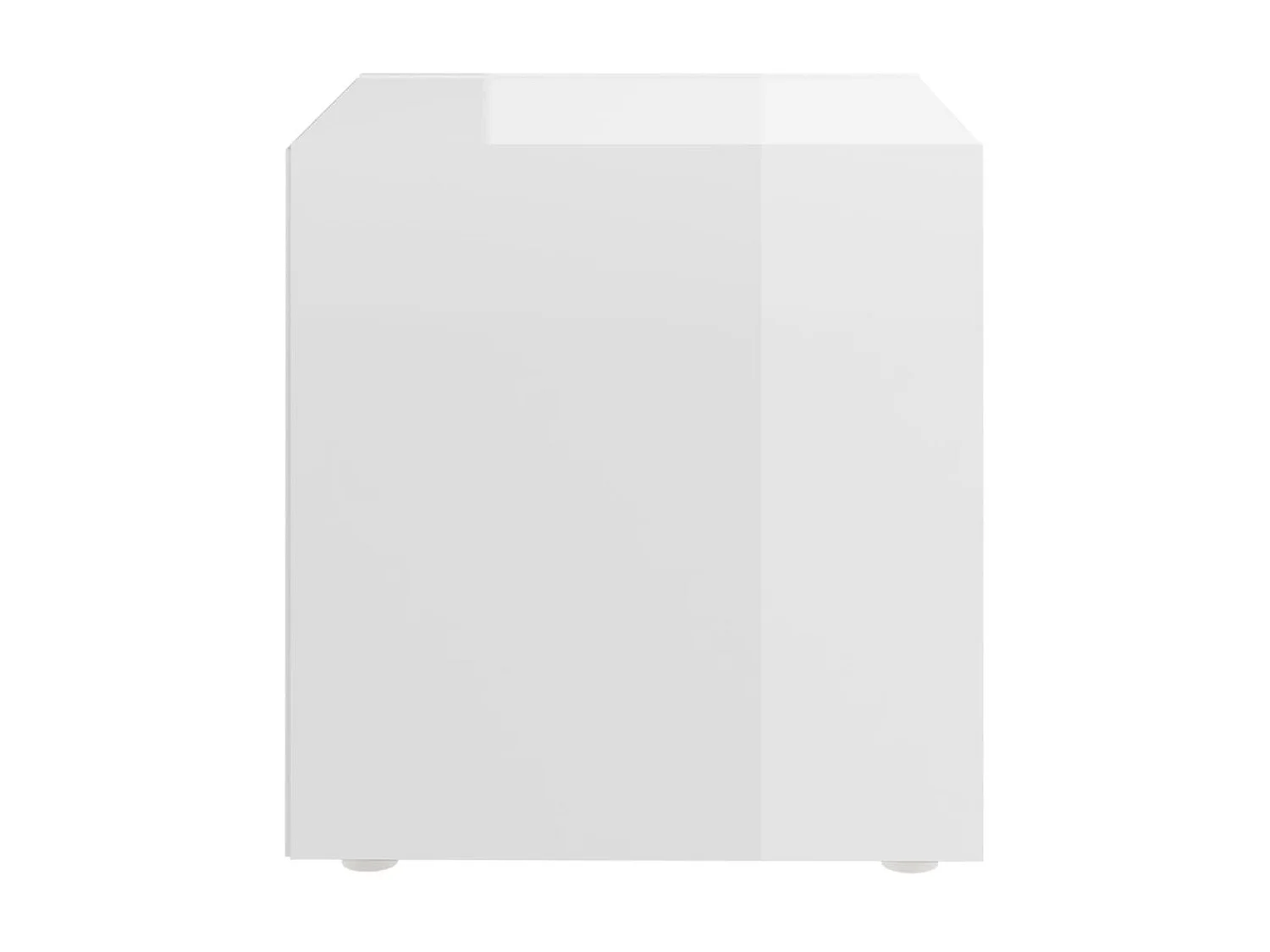 TV meubel 4 stuks Glanzend wit 37x35x37 cm Spaanplaat