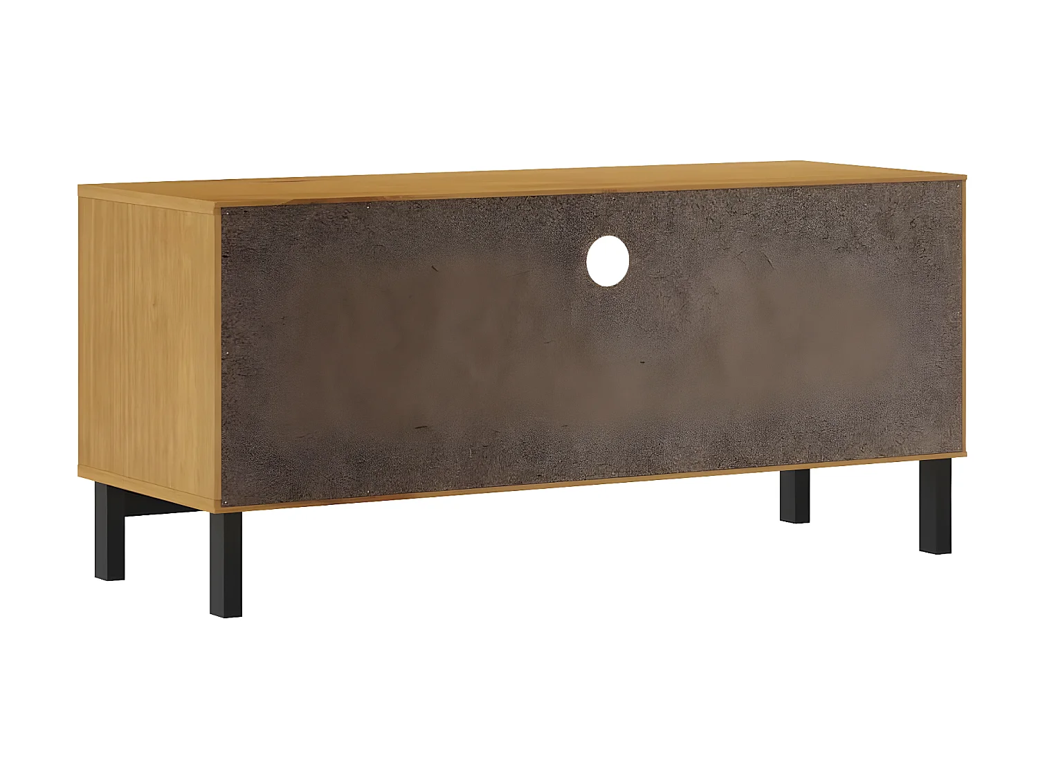 Meuble TV FLAM 110x40x50 cm bois massif de pin